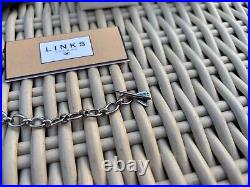 Links of London CONCORDE British Airways Sterling Silver Charm Bracelet RARE