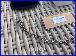 Links of London CONCORDE British Airways Sterling Silver Charm Bracelet RARE