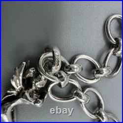 Links of London Silver T-Bar Bracelet with Two Charms with Box