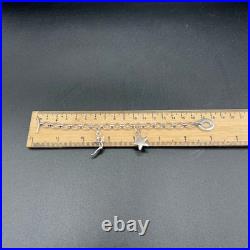 Links of London Silver T-Bar Bracelet with Two Charms with Box