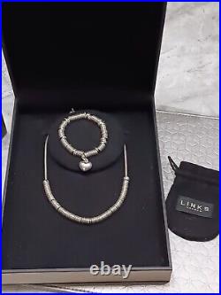Links of london sweetie bracelet and necklace set medium