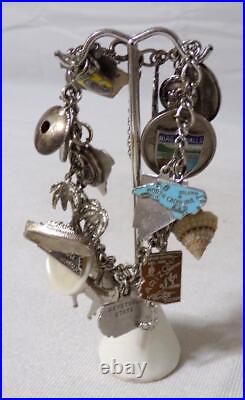 Loaded Sterling Silver Charm Bracelet 25 Charms Loaded Sterling Silver Charm Bracelet 25 Charms