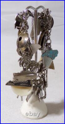 Loaded Sterling Silver Charm Bracelet 25 Charms Loaded Sterling Silver Charm Bracelet 25 Charms