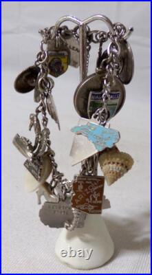 Loaded Sterling Silver Charm Bracelet 25 Charms Loaded Sterling Silver Charm Bracelet 25 Charms