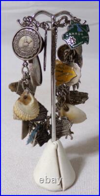 Loaded Sterling Silver Charm Bracelet 25 Charms Loaded Sterling Silver Charm Bracelet 25 Charms
