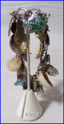 Loaded Sterling Silver Charm Bracelet 25 Charms Loaded Sterling Silver Charm Bracelet 25 Charms