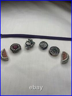 Lori Bonn Sterling Silver 6 Charms Plus Bracelet Beautiful? Lot #2