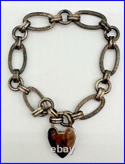 Lot of 4 Charm Bracelets, Sterling Silver, 925