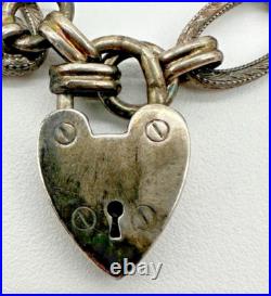 Lot of 4 Charm Bracelets, Sterling Silver, 925