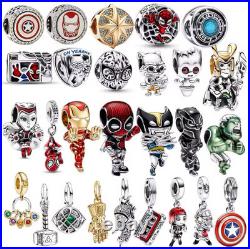 Marvel 925 Stirling Silver Charms 925 Stirling Silver Charm Bracelet Included