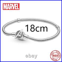 Marvel 925 Stirling Silver Charms 925 Stirling Silver Charm Bracelet Included