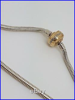 Michael Hill Silver & 10ct Gold Emma & Roe Charm Bracelet 20cm RRP $439 20cm