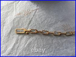 Monica Vinader Alta Capture Charm Bracelet Gold Vermeil -New