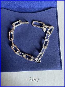 Monica Vinader Alta Capture Charm Bracelet Sterling Silver New