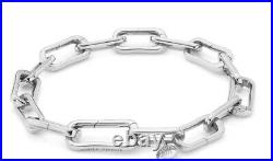 Monica Vinader Alta Capture Charm Bracelet Sterling Silver New
