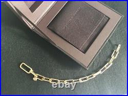 Monica Vinader Rose Gold Alta Capture Chain Bracelet RRP £300