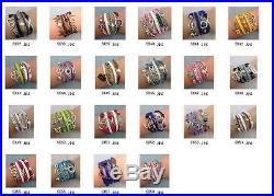 NEW 200pcs Fashion Jewelry Leather Cute Infinity Charm Bracelet Silver MIX Style