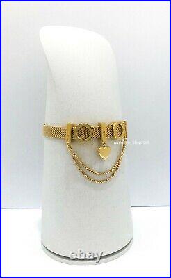 NEW Authentic PANDORA Shine 18K Gold Reflexions Clip Charm Bracelet #567712