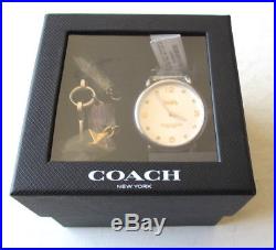 NWT COACH Women's Delancey Watch Bracelet Charm Gift Set 14000056 Silver White