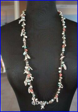 NWT Uno De 50 Colorful Long Short Ocean Charm La Playa Necklace Wrap Bracelet