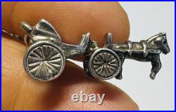 NYC New York City Landmarks Attractions Sterling Silver Charm Bracelet Signed