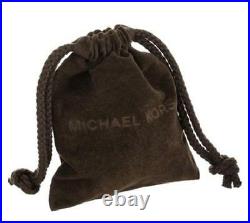 New Michael Kors Silver Tone, Chain Link+large Padlock Charm Bracelet Mkj4628