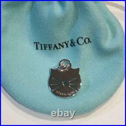 New! Tiffany & Co Return to Tiffany Cat Charm Pendant 4 Bracelet & Necklace 925