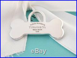 New Tiffany & Co Silver Dog Bone Charm Pendant 4 Necklace Bracelet
