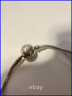 PANDORA Bracelet Essence with 5 charms, S925 ALE / 19cm PANDORA Bracelet Essence with 5 charms, S925 ALE / 19cm