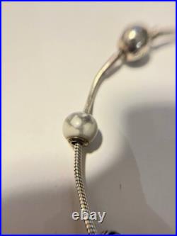 PANDORA Bracelet Essence with 5 charms, S925 ALE / 19cm PANDORA Bracelet Essence with 5 charms, S925 ALE / 19cm