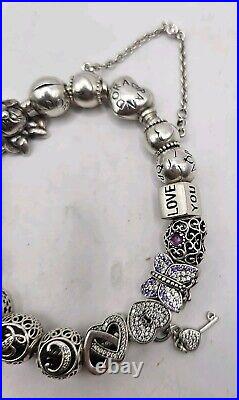 PANDORA Charm Bracelet S925 ALE 18cm 65.1g