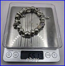 PANDORA Charm Bracelet S925 ALE 18cm 65.1g