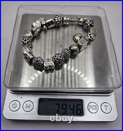 PANDORA Charm Bracelet S925 ALE 20cm 79.4g