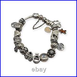 PANDORA Charm Bracelet S925 ALE 21cm 78.5g