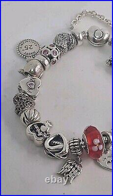 PANDORA Full Charm Bracelet S925 ALE 73.7g