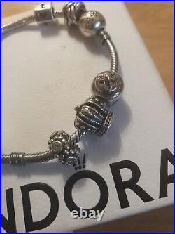 Pandora Bracelet 19cm With Charms
