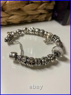 Pandora Bracelet Full Of Charms Silver Used Bead Charm Genuine. RRP £700+
