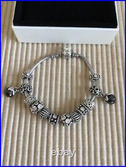 Pandora Bracelet Pandora Charms Sterling Silver All Stamped Ale 925 Exc Cond