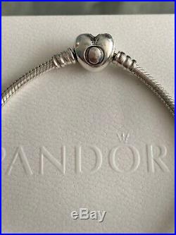 Pandora Bracelet With 6 Charms All Original Sz 8