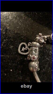 Pandora Bracelet With Charms 19cm Genuine