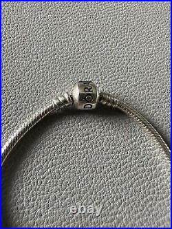Pandora Bracelet and Charms Set x8 Charms Bracelet 19cm Bundle Genuine ALE S925