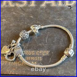 Pandora Bracelet with 5 charms