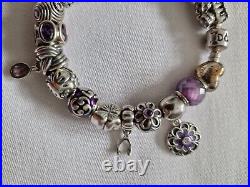 Pandora Bracelet with Charms 19cm