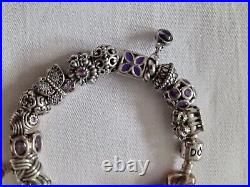 Pandora Bracelet with Charms 19cm