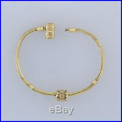 Pandora Charm Bracelet 14ct Yellow Gold