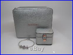 Pandora Elegance Gift Set 19 CM (7.5) Threadless Bracelet + 3 Charms + GIFT