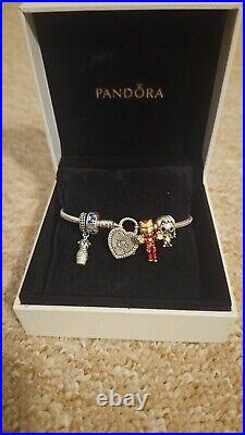 Pandora Iron Man Silver Charm Bracelet & Harry Potter Charm