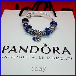 Pandora Moments Bracelet With Pandora S925 Ale marked charms