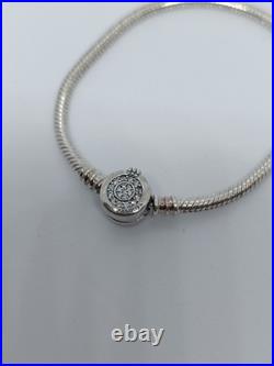 Pandora Moments Sparkling Crown O Snake Chain Bracelet With 10 Charms 17cm Pandora Moments Sparkling Crown O Snake Chain Bracelet With 10 Charms 17cm