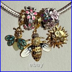 Pandora Nature Charm Bracelet, 19cm Stunning Garden-Inspired Design Pandora Nature Charm Bracelet, 19cm Stunning Garden-Inspired Design